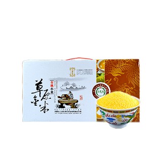 二龍屯小米草原有機金米1kg*5盒